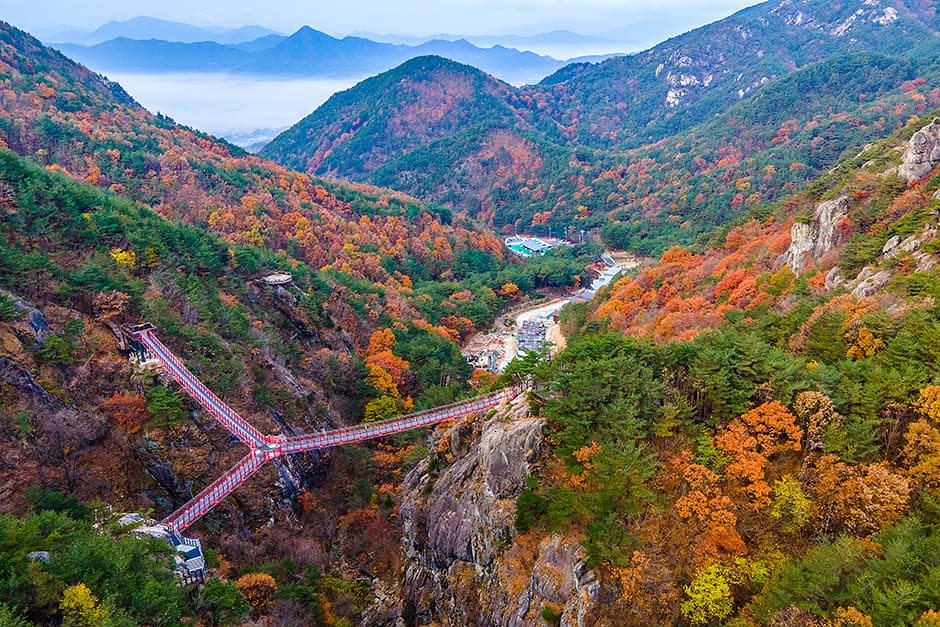 우두산 출렁다리(거창 Y자형 출렁다리) 3