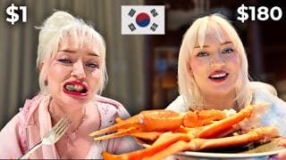 I Ate the CHEAPEST and MOST EXPENSIVE Food in Seoul for 24 Hours