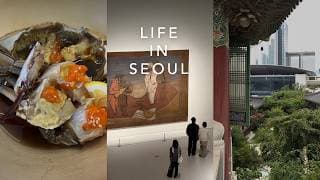 Seoul Vlog - Gangnam to Yeouido: Coffee, Art Museum, Korean Food &amp; Han River Nights
