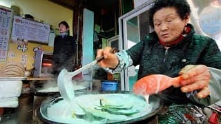 KOREAN STREET FOOD Tour in PyeongChang, Korea | RARE STREET FOOD in KOREA + BEST PLUMP Dumplings!!